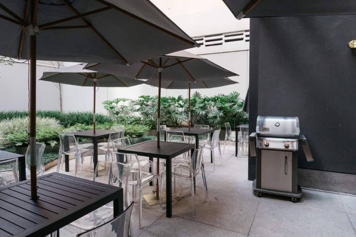 Studio Charmoso Com Terraco E Vista! São Paulo Exteriör bild