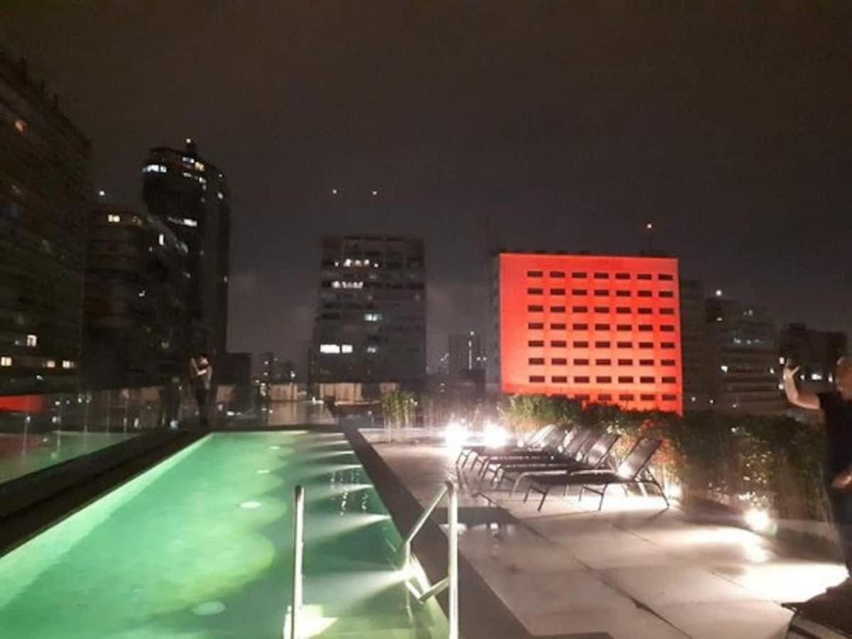 Studio Charmoso Com Terraco E Vista! São Paulo Exteriör bild